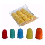 374M, VIVA DITALI IN GOMMA MEDIO 18X30MM COL. BLU CONF 12 Pz., VIVA