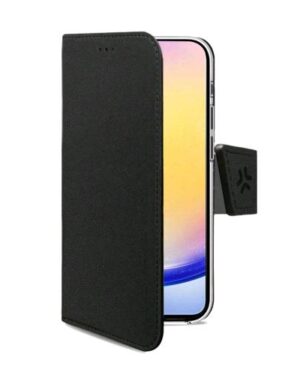 WALLY1131, CELLY SAMSUNG GALAXY A26 5G CUSTODIA A PORTAFOGLIO IN SIMILPELLE CHIUSURA CON FLAP MAGNETICO TASCHINE INTERNE PORTADOCUMENTI NERO, CELLY