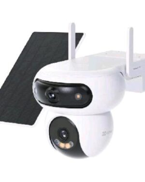 HB90x, EZVIZ KIT HB90X DUAL 4G TELECAMERA MOTORIZZATA DA ESTERNO DOPPIO OBIETTIVO 2K 360 GRADI 4G + WI-FI A BATTERIA + PANNELLO SOLARE VISIONE NOTTURAN A COLORI AUDIO BIDIREZIONALE CONTROLLO VOCALE, EZVIZ
