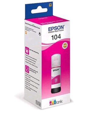 C13T00P340, EPSON 104 FLACONE ECOTANK 65 ML MAGENTA, Epson