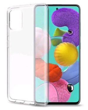 GELSKIN882, CELLY SAMSUNG GALAXY A51 COVER IN SILICONE TRASPARENTE, CELLY