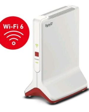 20002953, AVM FRITZ REPEATER 6000 RIPETITORE WIFI 6 TRIBAND MESH WI-FI ACCESS POINT 2 PORTE GIGABIT LAN BIANCO ROSSO, AVM