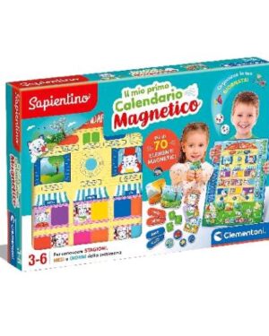 16405, CLEMENTONI SAPIENTINO IL MIO PRIMO CALENDARIO MAGNETICO GIOCO EDUCATIVO, Clementoni