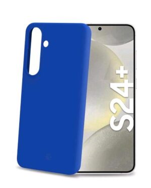 CROMO1066BL, CELLY SAMSUNG GALAXY S24+ 5G COVER IN MORBIDO TPU FINITURA SOFT-TOUCH BORDI ANTISCIVOLO BLUE, CELLY