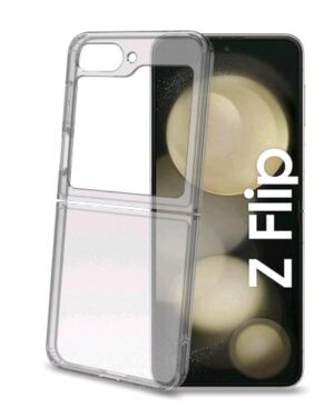 FOLDING01CL, CELLY SAMSUNG GALAXY Z FLIP6 COVER FOLD IN TPU + POLICARBONATO TRASPARENTE, CELLY