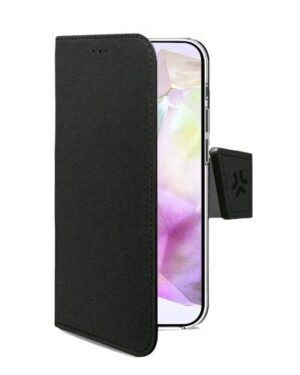 WALLY1118, CELLY SAMSUNG GALAXY A36 5G CUSTODIA A PORTAFOGLIO IN SIMILPELLE CHIUSURA CON FLAP MAGNETICO TASCHINE INTERNE PORTADOCUMENTI NERO, CELLY