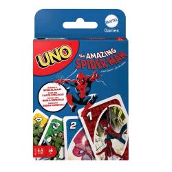 HXY08, MATTEL UNO GIOCO DI CARTE A TEMA SPIDER MAN, MATTEL - immagine 2