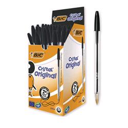 880648, BIC CRISTAL PENNA A SFERA PUNTA LARGE COLORE NERO CONF. 50 PZ., BIC - immagine 2